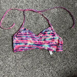 Pink Victoria’s Secret swim top